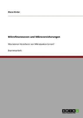 Mikrofinanzwesen und Mikroversicherungen