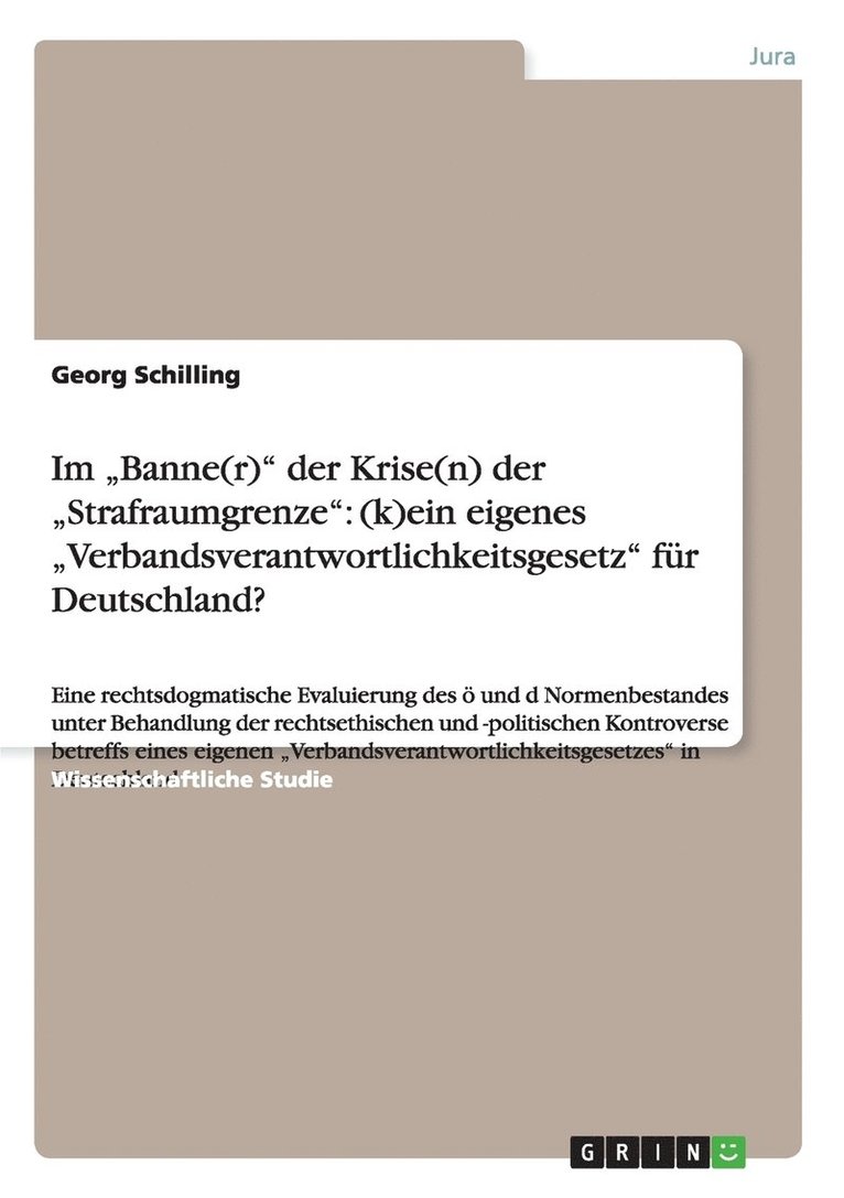 Im "Banne(r)" der Krise(n) der "Strafraumgrenze"