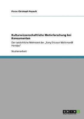 bokomslag Kulturwissenschaftliche Motivforschung bei Konsumenten