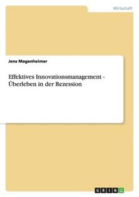 bokomslag Effektives Innovationsmanagement - Überleben in der Rezession