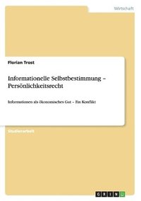 bokomslag Informationelle Selbstbestimmung - Persnlichkeitsrecht