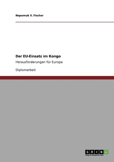 bokomslag EU-Einsatz im Kongo