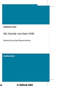 bokomslag Die Synode von Sutri 1046