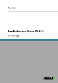 bokomslag Das Gleichnis vom Sman, Mk 4,2-9