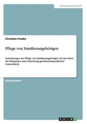 bokomslag Pflege Von Familienangehorigen