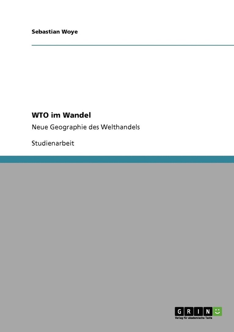 WTO im Wandel 1