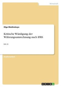 bokomslag Kritische Wrdigung der Whrungsumrechnung nach IFRS