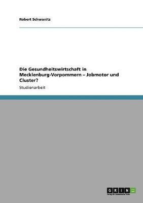 bokomslag Die Gesundheitswirtschaft in Mecklenburg-Vorpommern - Jobmotor Und Cluster?