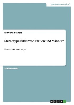 bokomslag Stereotype Bilder von Frauen und Mannern