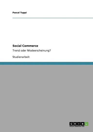 bokomslag Social Commerce