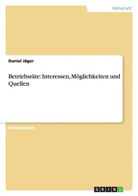 Daniel Jager, Daniel Jäger - Betriebsräte, Häftad