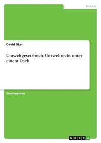 bokomslag Umweltgesetzbuch