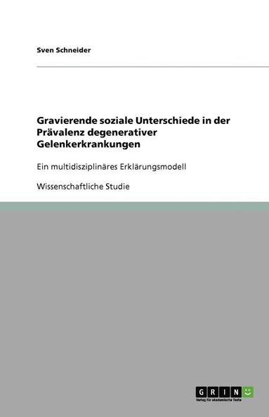 bokomslag Gravierende soziale Unterschiede in der Prävalenz degenerativer Gelenkerkrankungen