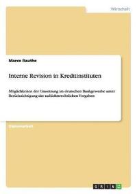 bokomslag Interne Revision in Kreditinstituten
