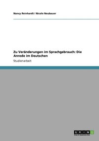 bokomslag Zu Veränderungen im Sprachgebrauch