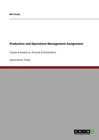 bokomslag Production and Operations Management Assignment