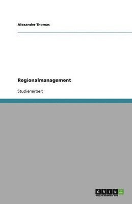 bokomslag Regionalmanagement