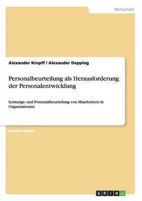 bokomslag Personalbeurteilung als Herausforderung der Personalentwicklung