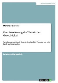 bokomslag Eine Erweiterung der Theorie der Gerechtigkeit