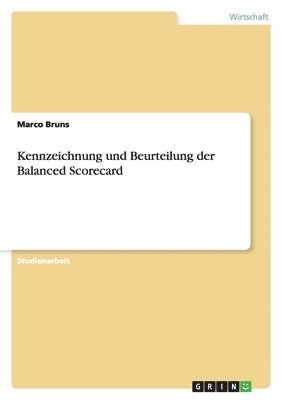 bokomslag Kennzeichnung und Beurteilung der Balanced Scorecard