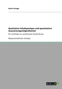 bokomslag Qualitative Inhaltsanalyse und quantitative Auswertungsmglichkeiten