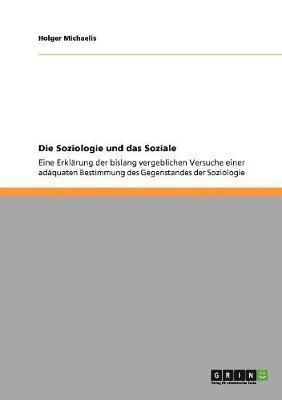 Die Soziologie und das Soziale 1