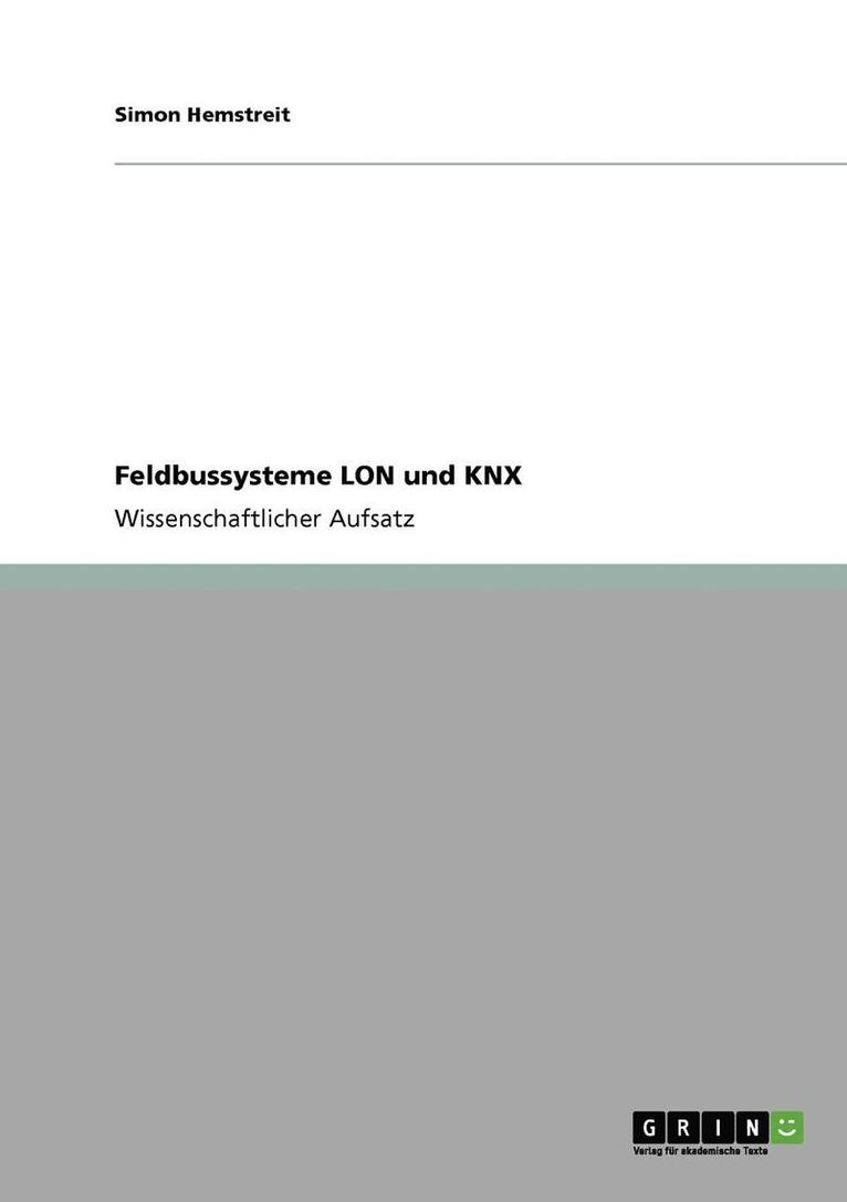 Feldbussysteme LON und KNX 1