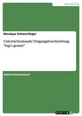 bokomslag Unterrichtsstunde