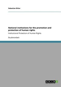 bokomslag National institutions for the promotion and protection of human rights