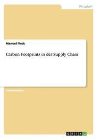 bokomslag Carbon Footprints in der Supply Chain
