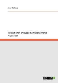 bokomslag Investitionen am russischen Kapitalmarkt