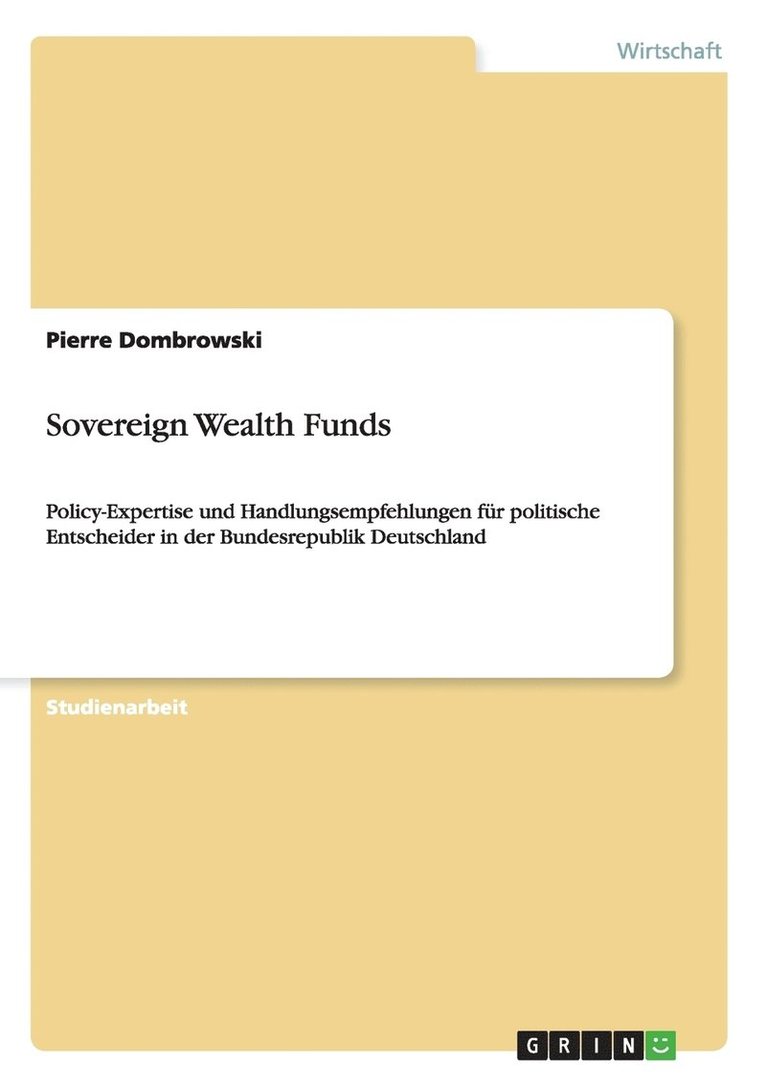 Sovereign Wealth Funds 1