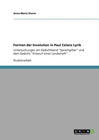 bokomslag Formen der Involution in Paul Celans Lyrik