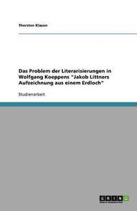 bokomslag Das Problem Der Literarisierungen in Wolfgang Koeppens 'Jakob Littners Aufzeichnung Aus Einem Erdloch'
