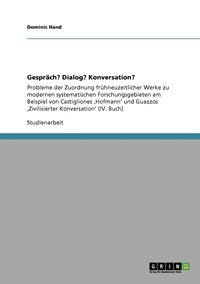 bokomslag Gesprach? Dialog? Konversation?