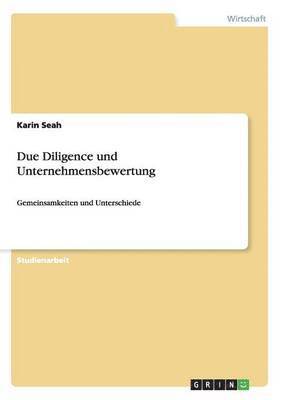 bokomslag Due Diligence und Unternehmensbewertung