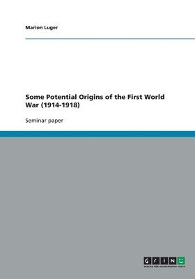 Marion Luger - Some Potential Origins of the First World War (1914-1918), Häftad