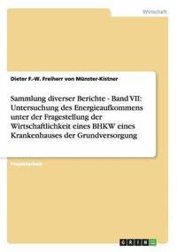 bokomslag Sammlung Diverser Berichte - Band VII