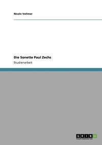 bokomslag Die Sonette Paul Zechs