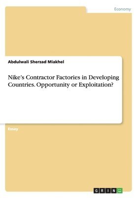 bokomslag Nike's Contractor Factories inDeveloping Countries. Opportunity or Exploitation?