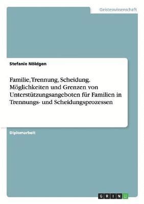 bokomslag Familie, Trennung, Scheidung. Mglichkeiten und Grenzen von Untersttzungsangeboten fr Familien in Trennungs- und Scheidungsprozessen