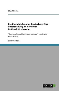 bokomslag Die Pluralbildung im Deutschen