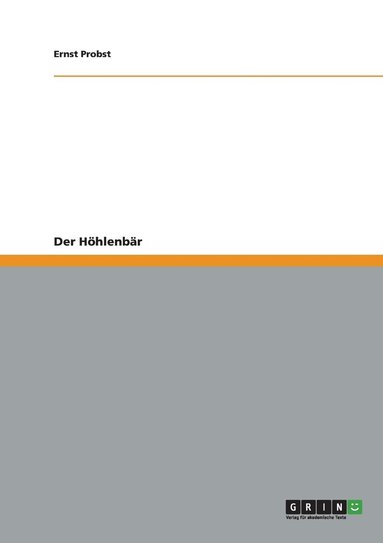 bokomslag Höhlenbär