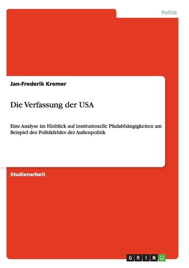 bokomslag Die Verfassung der USA