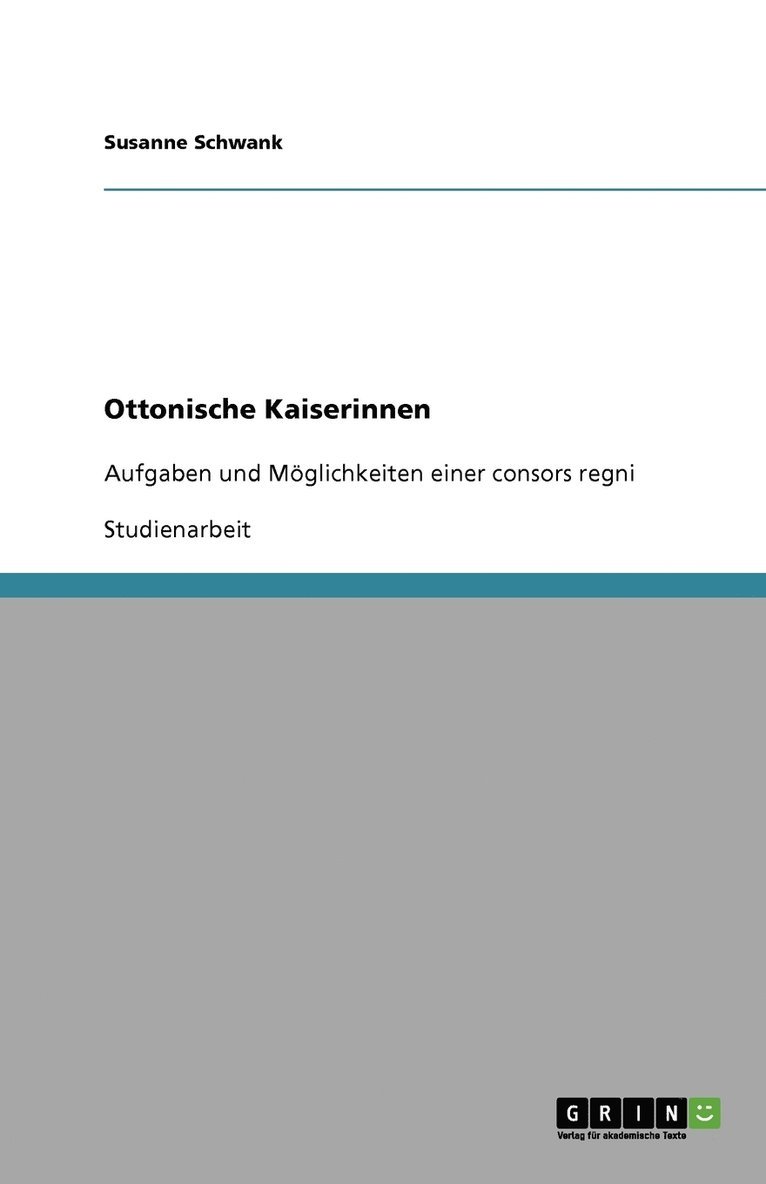 Ottonische Kaiserinnen 1