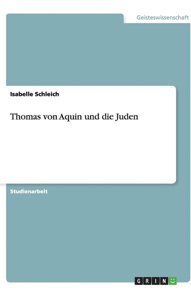 bokomslag Thomas von Aquin und die Juden