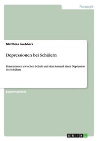 bokomslag Depressionen bei Schulern