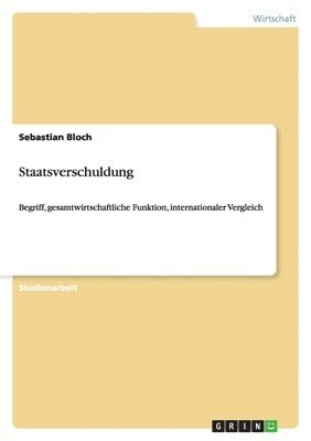 bokomslag Staatsverschuldung