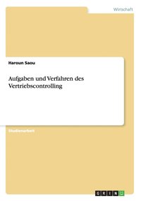 bokomslag Aufgaben und Verfahren des Vertriebscontrolling