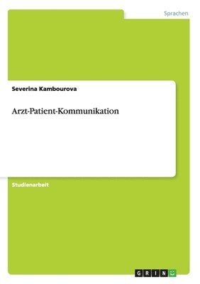 bokomslag Arzt-Patient-Kommunikation